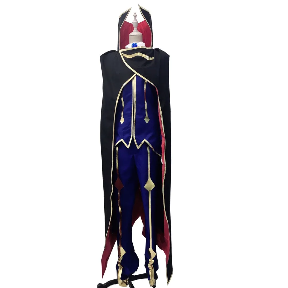 

2019 Code Geass Cosplay Lelouch of the Rebellion Zero Cosplay Purple Mens Code Geass Cosplay Costume