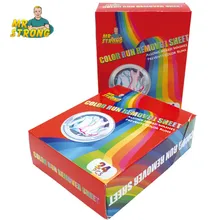 Drap de lessive à Absorption de couleur, vente en gros, nettoyage ménager, 5 boîte/lot 2019
