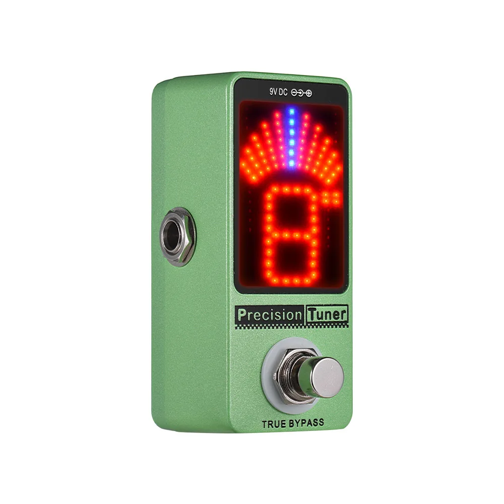 

Precision Tuner Pedal LED Display with True Bypass for Chromatic Guitar Bass