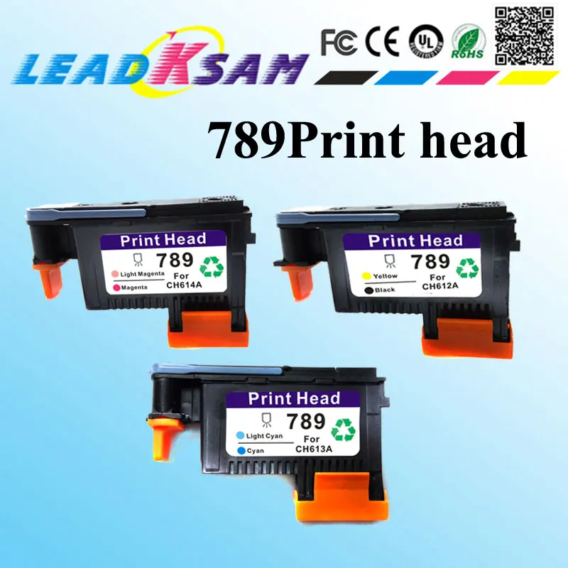 

3pcs/set high quality 789 printhead comptible for HP789 CH612A CH613A CH614A for 789 Latex L25500 Printer