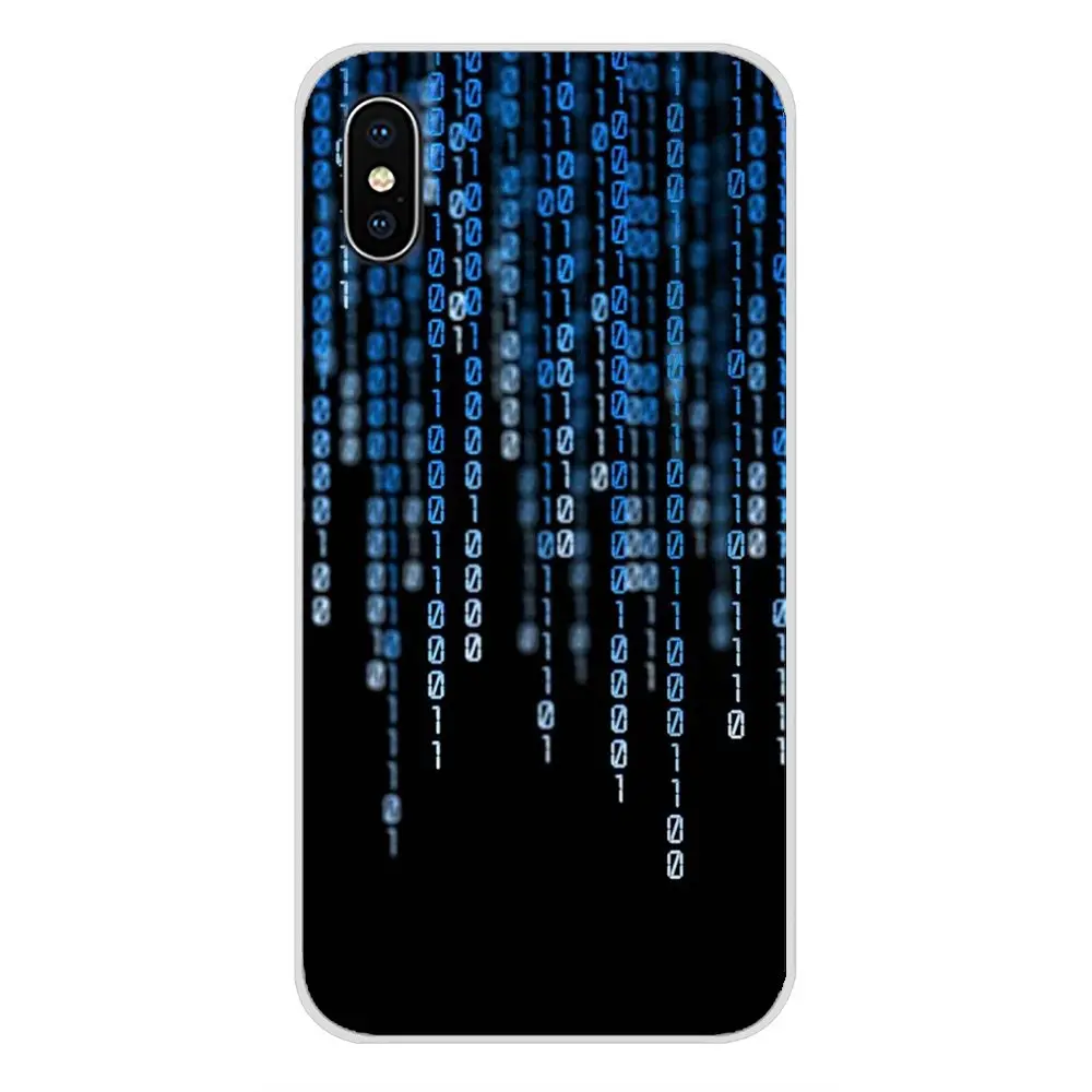 Минималистичный дизайн матричный код для Xiaomi Mi6 A1 5X 6X Redmi Note 5 5A 4X 4A 4 3 Plus Pro pocophone F1