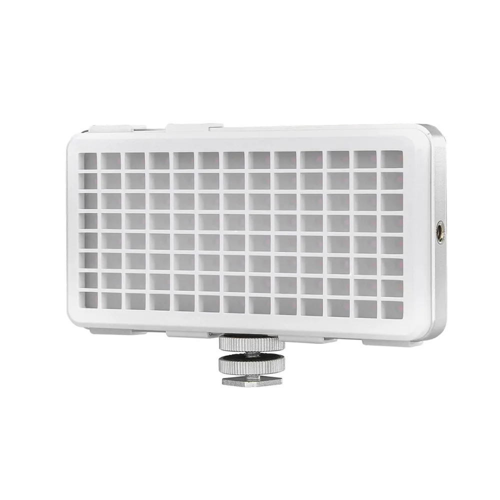 NiceFoto Portable 3200K-6500K Pocket LED Video Light Dimmable Photography Fill Light for Photo Live Show Selfie Interview