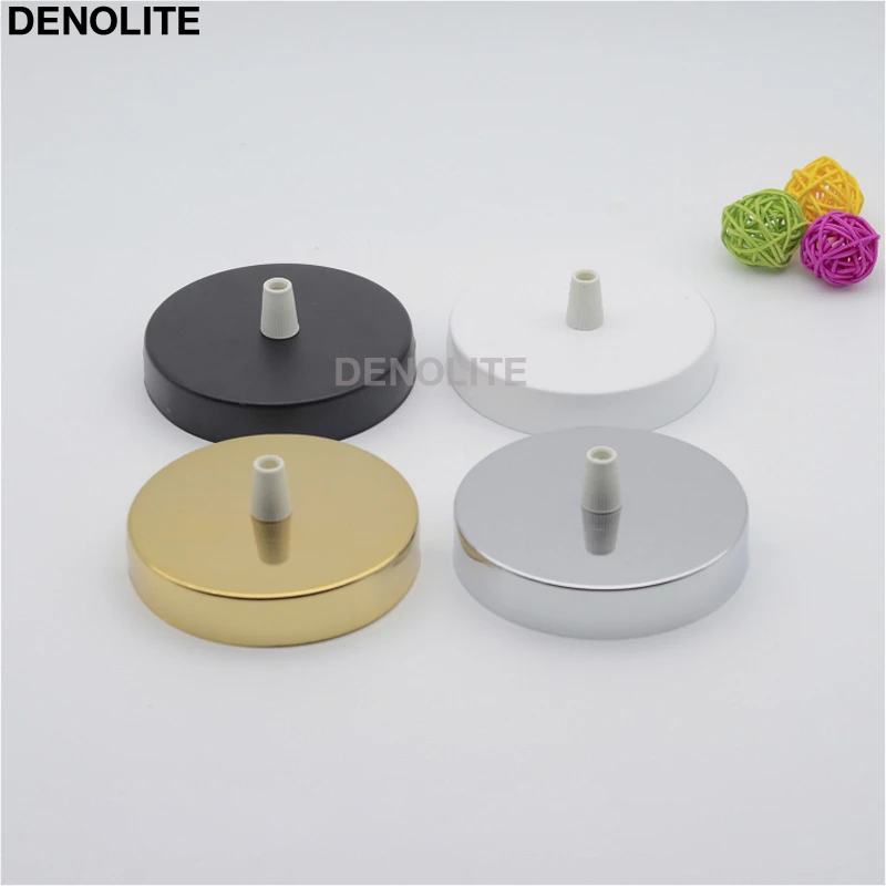 

Dia80mm Ceiling Rose Round Ceiling Canopy With Ceiling Mounted Bracket Plastic Screws Iron Ceiling Plate Lamp base