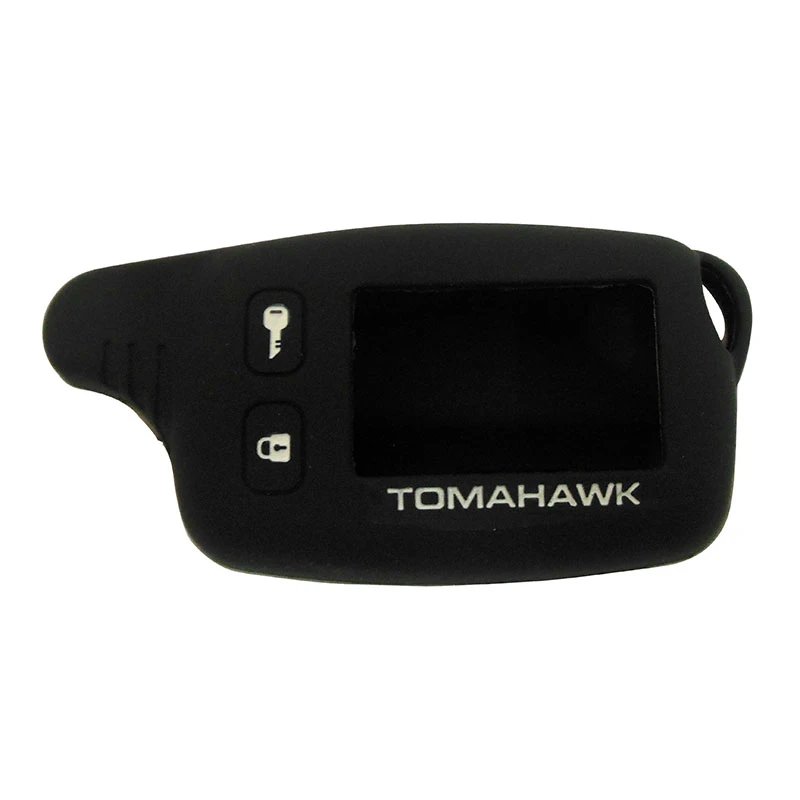 car radar Russian version TW9010 Silicone case for Tomahawk TW9010 TW9020 TW9030 TW4000 Lcd two way car remote controller front parking sensor
