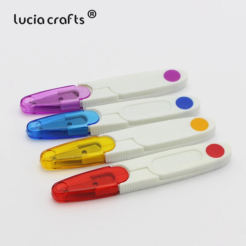 Lucia Crafts 11 см случайный цвет портной ножницы Швейные СНиП резец резьбы крест швейные ножницы 1 шт/Лот J0224