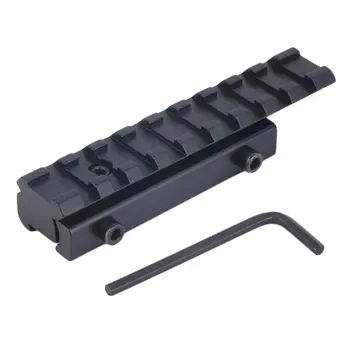 

Hunting Scope Mount M-Armor Dovetail Weaver Picatinny Rail Adapter 11mm Extension to 20mm Tactical Rail Mount