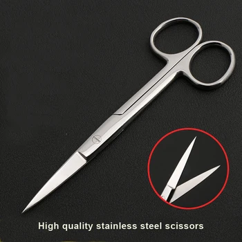 Custom scissors surgical instruments ophthalmic stainless steel scissors pointed round head double eyelid shaping tools extremely sharp multi angle surgical scissors ophthalmic surgical scissors elbow surgical scissors ergonomic surgical scissors w