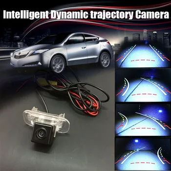

CCD Intelligent Dynamic trajectory Camera Rear View Backup Parking For Mercedes Benz C Class W203 4D 2001~2007 / RCA NTST PAL