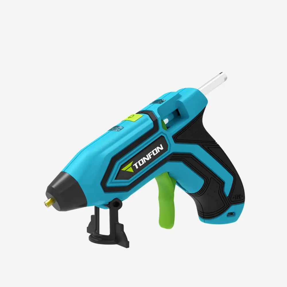 

3.6V Wireless Hot Melt Glue Gun with 5pcs Sticks Graft Repair Heat Gun Pneumatic Electric Heat Temperature Tool Home DIY Tools