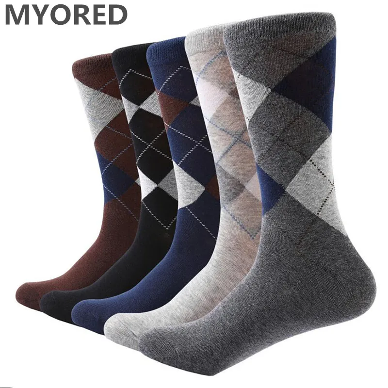 Myored 10 пара/лот Для Мужчин's Носки для девочек сплошной цвет хлопковые носки