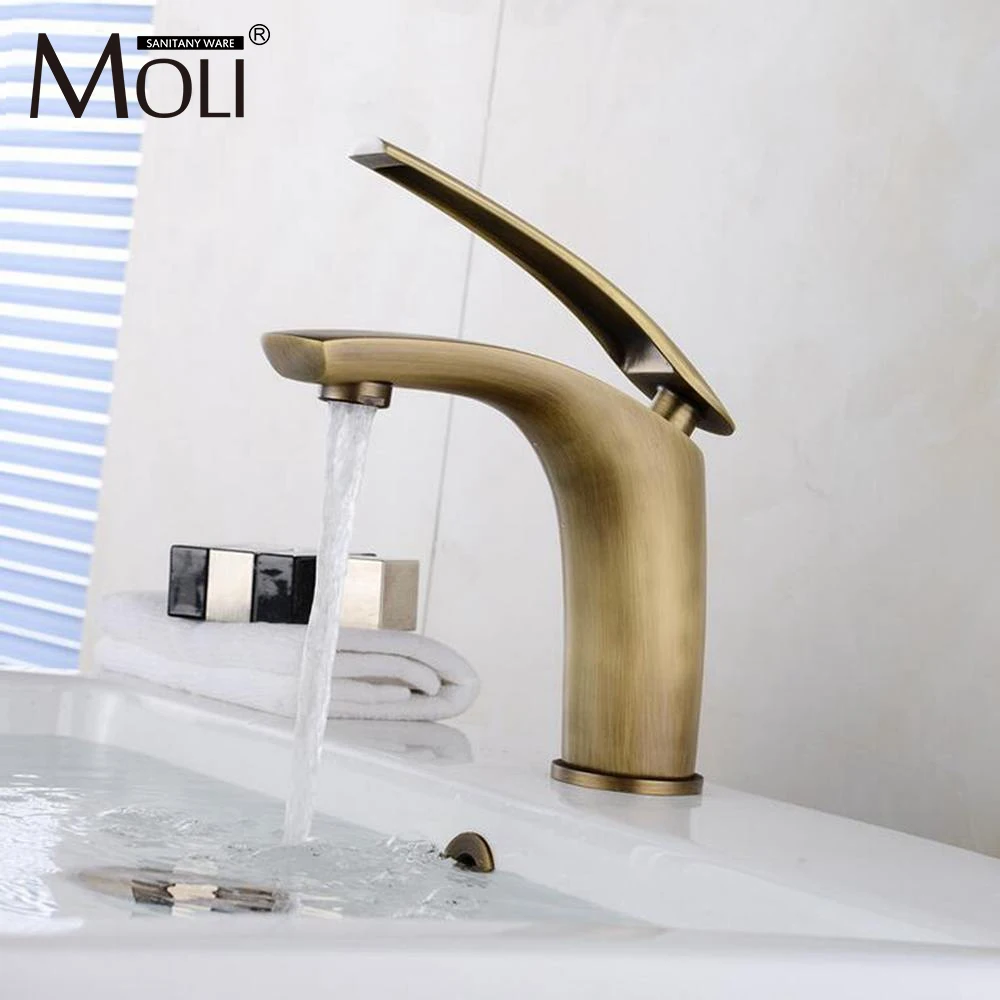 ﻿Buy Antique Bronze Basin Sink Mixer For Bathroom Vessel Sink Faucet