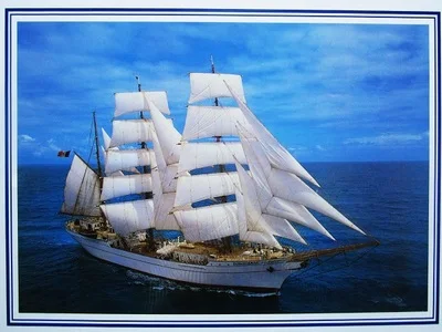 500 Pcs Kid Adult Puzzle Sailing Ship Sea Scenery Jigsaw Educational Toys Gift 