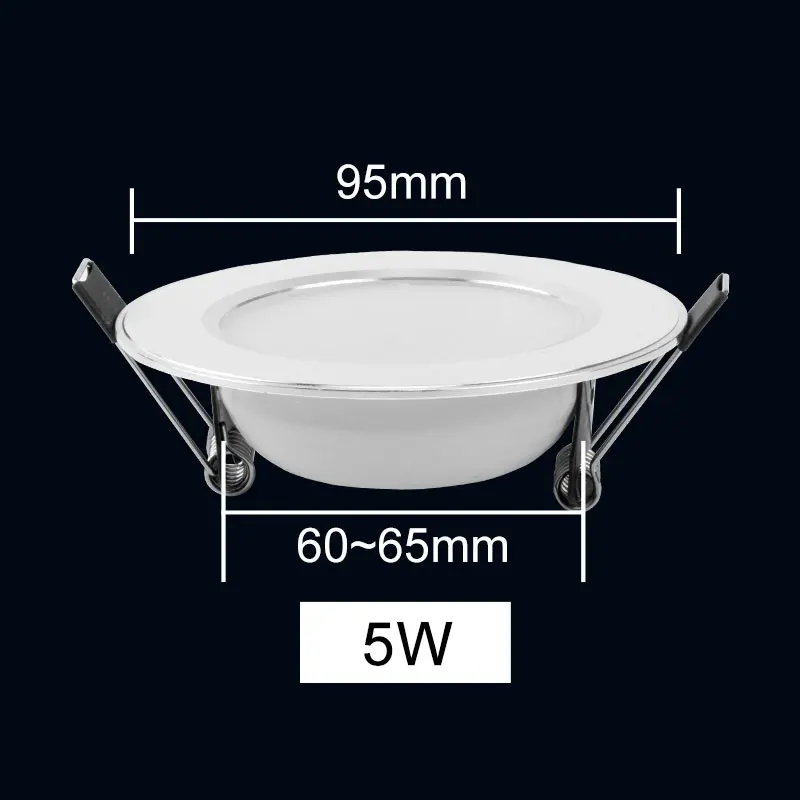 outside up and down lights 6Pcs 220V 230V Led Downlight 3W 5W 7W 9W 12W 15W LED Ceiling Round Recessed Lamp LED Spot Light For Bathroom Kitchen ceiling lights for living room Downlights