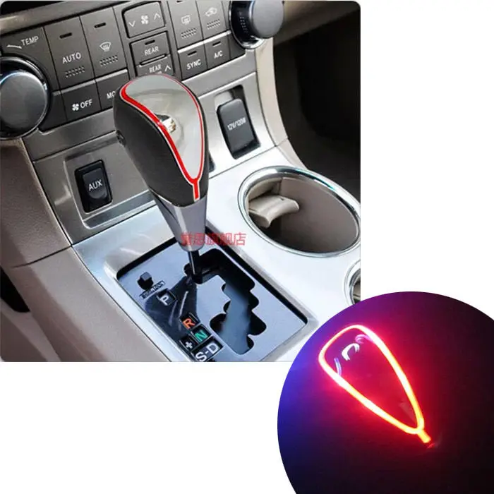 

M8 x 1.25 Universal Touch Activated Red Light LED Gear Shift Knob for Manual Transmission Car Shifter