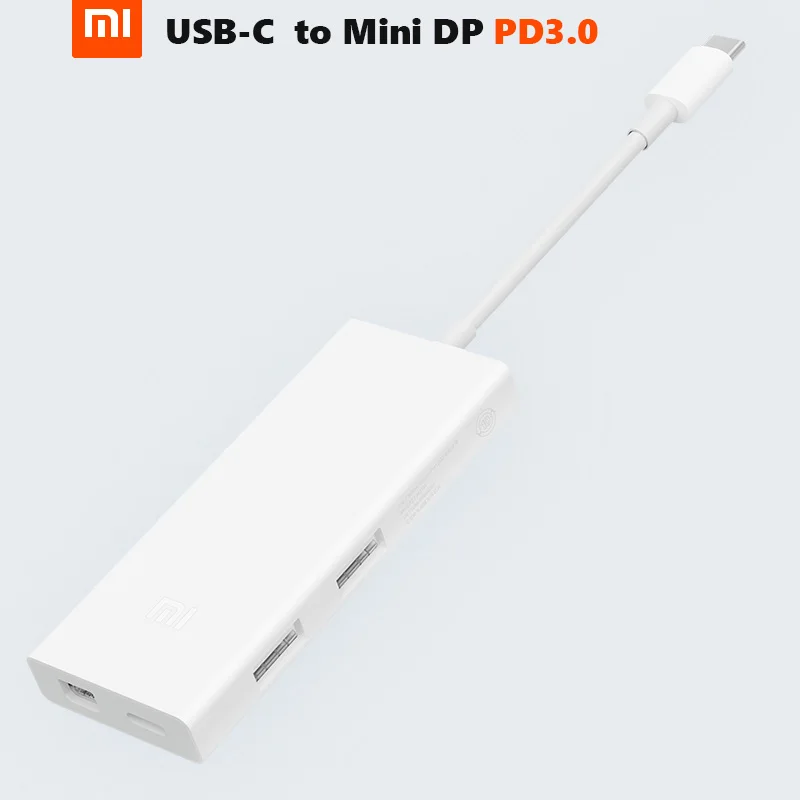 

Original Xiaomi USB-C to Mini DP Display Port Multi-Functional Charger Extender 4K/60Hz PD3.0 65W Max Data Transfer Hub