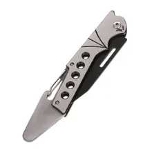  Garden Folding Grafting Knife Pruning Seedling Cutter Stainless Steel Blade Inoculation Cutting Tool With Keychain 