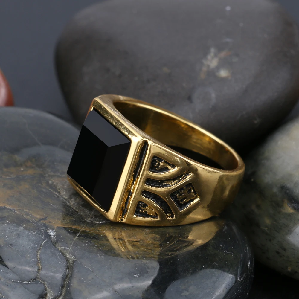 Elise Dray Black Diamond & Black Gold Ring | Blingby