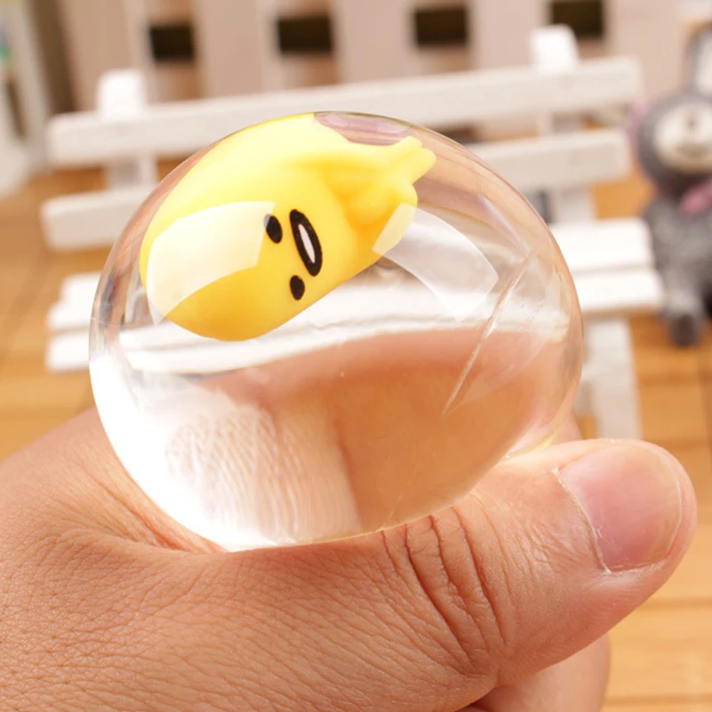 10pcs Colorful Egg Splat Ball Squishy Toys Stress Relief Eggs Yolk