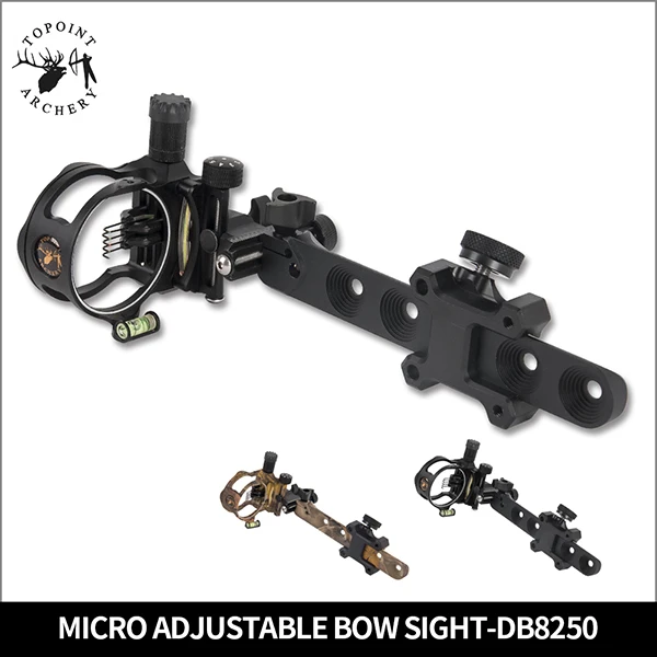 

Topoint Archery,5 Pin/7 Pin Bow sights,DB Series Micro adjust,Tool less design,2 colors can be selected