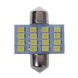 Гирлянда C5W 16 SMD LED 31 мм Интерьер лампочка лампа белый