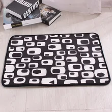 50x80 см черный, белый цвет мягкие удобные коврики Противоскользящие коврики Бэтмен мультфильм печатных ковры Ванная комната Кухня ковры коврики