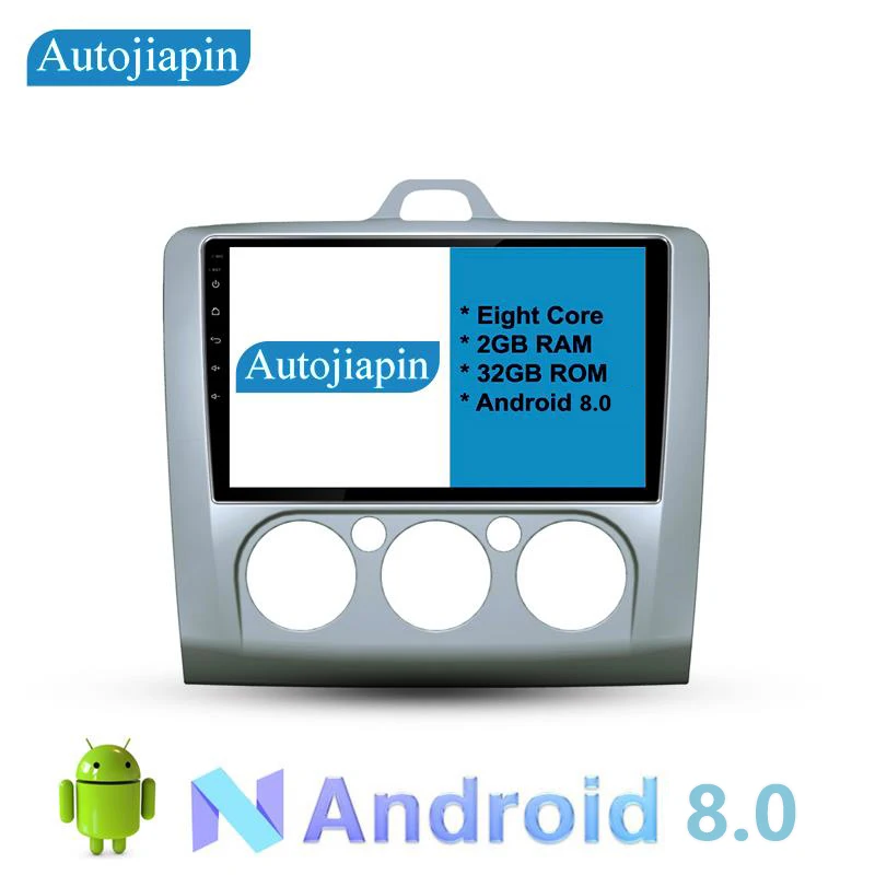 

AUTOJIAPIN 9" Eight Core Android 8.0 2G RAM 1024*600 CAR gps Navigation multimedia Player For ford focus 2 3 2006-2011