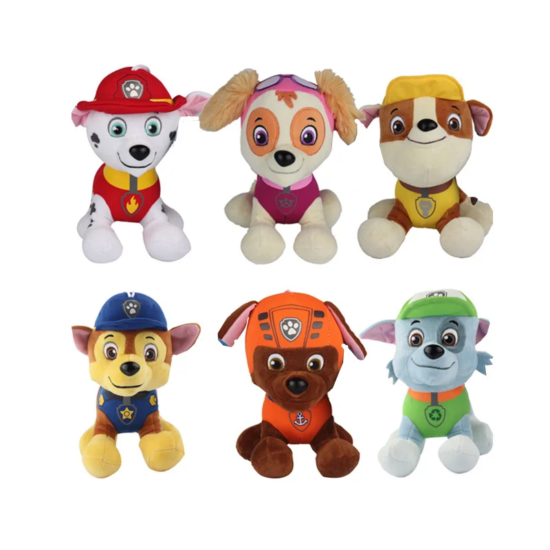 PAW Patrol, одноразовые кружки, 20 см, Paw Patrol, мягкая кукла, плюшевая, хлопковая, мягкая кукла, для детей, для дня рождения, вечерние, декоративные принадлежности