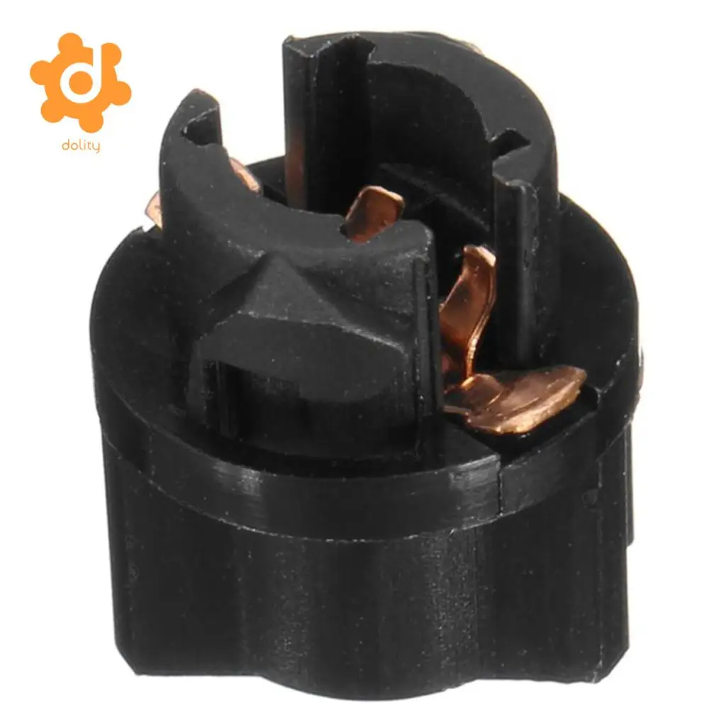 Baoblaze 10 Pieces T5 Twist Socket Car Instrument Panel Cluster Bulbs Lamp Holders