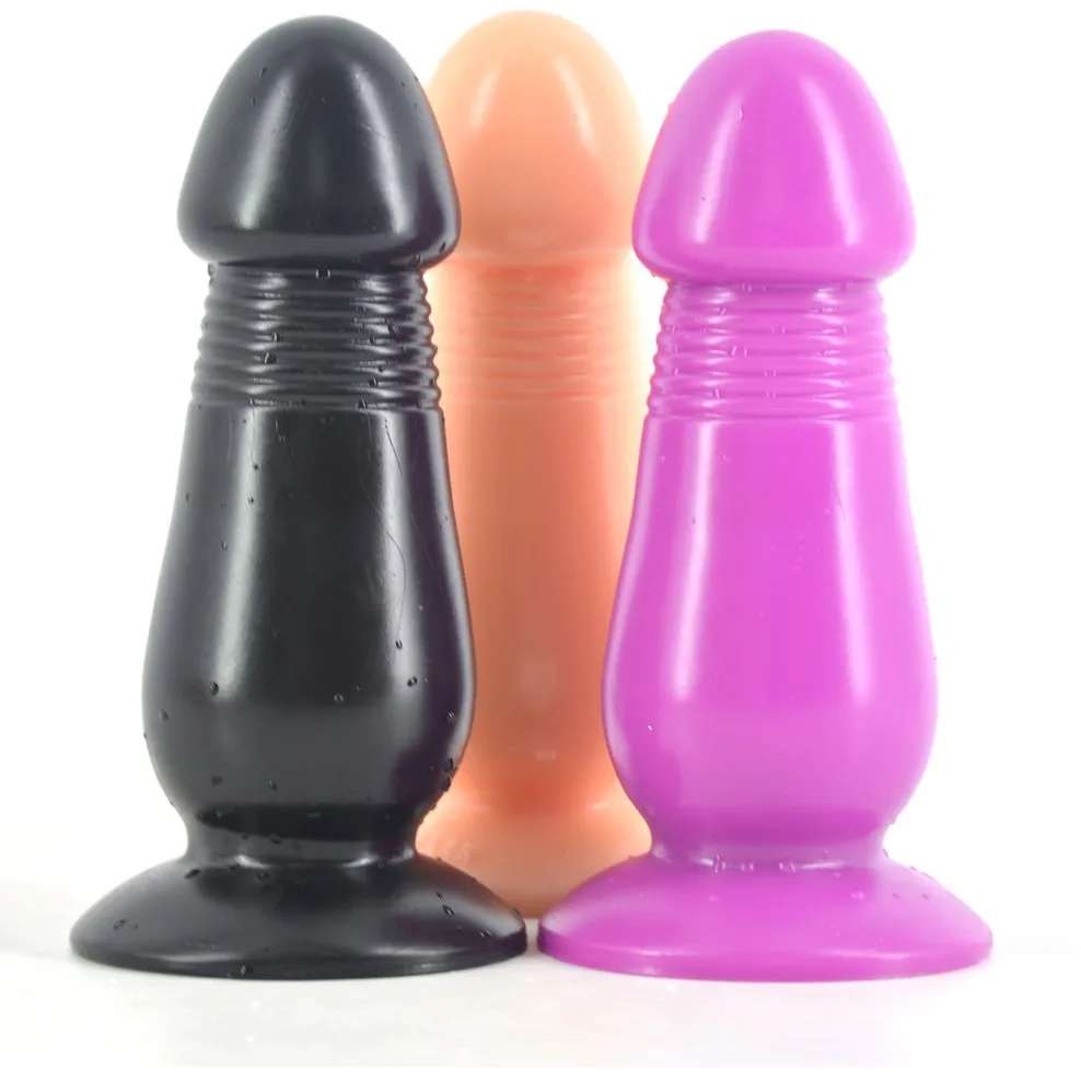 

Big Dildo Soft Anal Plug Anus Butt Expansion With Suction Vagina G Spot Stimulate Sex Toy For Women Men Adult Masturbation