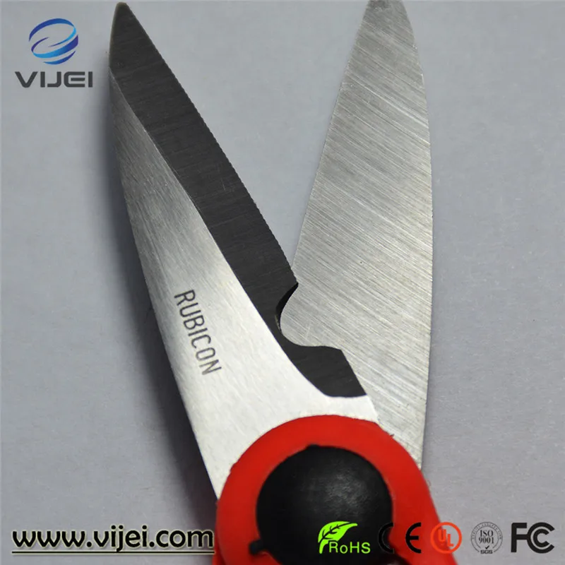 RUBICON RCZ-527 ELECTRICIAN'S SCISSORS STAINLESS STEEL BLADE (8)