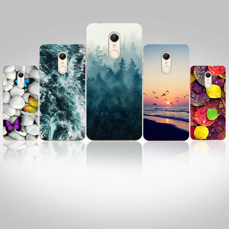 FANATU Soft TPU Xiaomi Redmi 5 Plus Case Silicon Cover Painted Back Bumper Redmi 5 Plus Cover Case Xiaomi Redmi 5 Plus 5.99