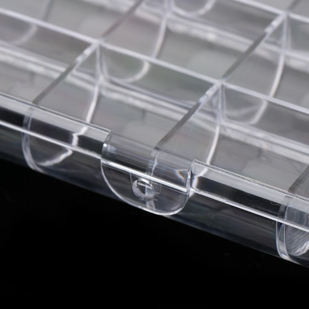 24 Slots Square Case Acrylic Storage Box For False Eyelash, Ring, Jewelry, Earrings, Tidy Table or Drawer, Saving Place