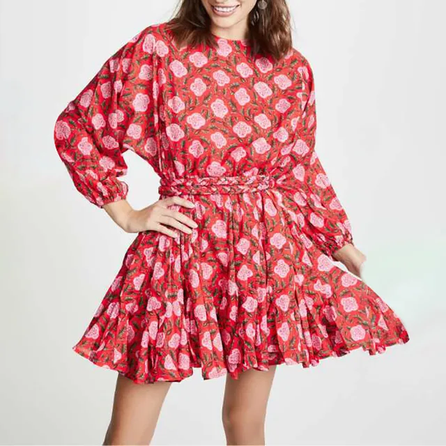 Aliexpress.com : Buy TWOTWINSTYLE Spring Floral Print Dress For Women O