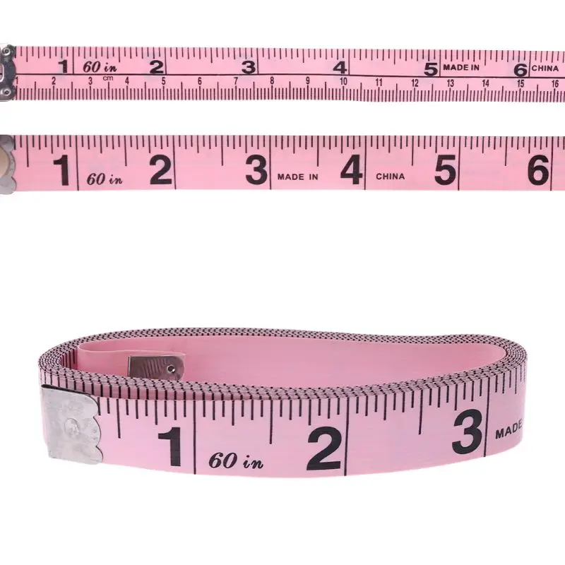 Chuiouy Multi Use Measure Tape Ruler Clothes Chest Hips Waist Size Standard Tape 150cm Tailor Tool Cm/inch 