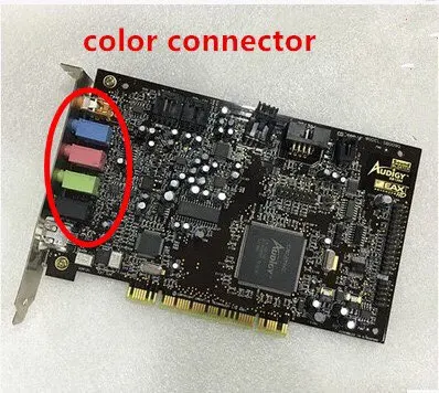 Оригинальная разборка для креативного звукового бластера Audigy SB0090 PCI 5 1 звуковая