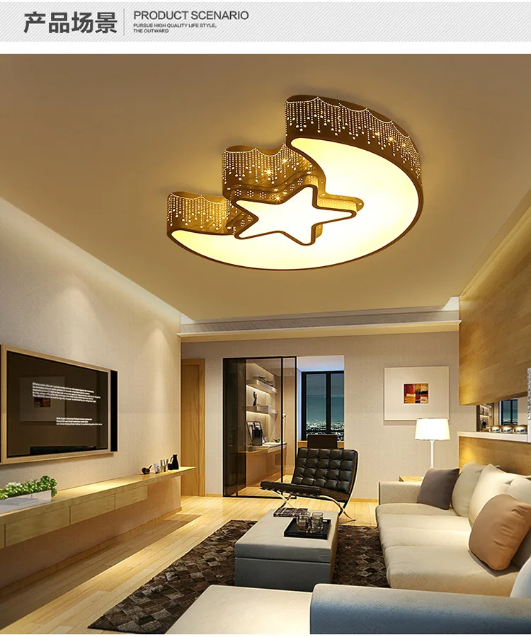 Специальная железная Светодиодная потолочная лампа для спальни, кабинет, творческие лампы, потолочный светильник