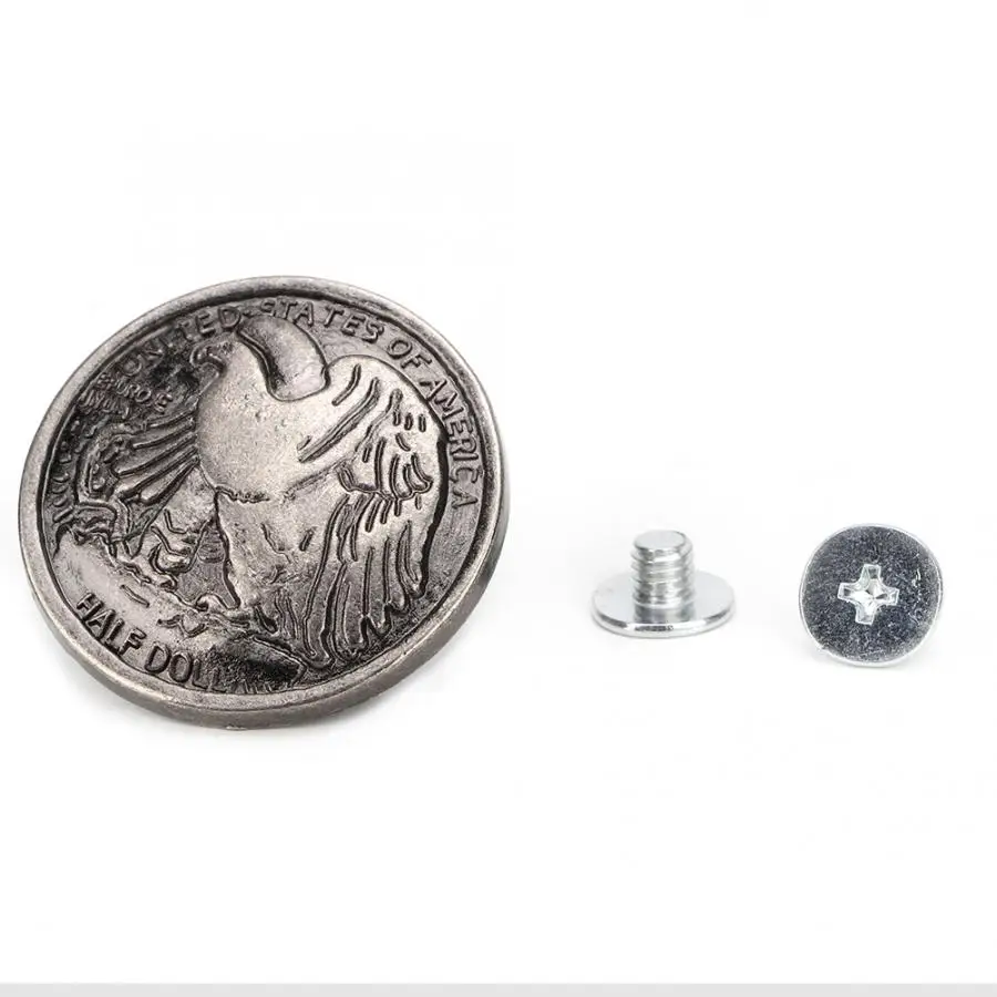 30mm Copper Round Snap Buttons Coat Jeans Bag Craft Purse Handbag Clasp Coin Buckle Handbag Button