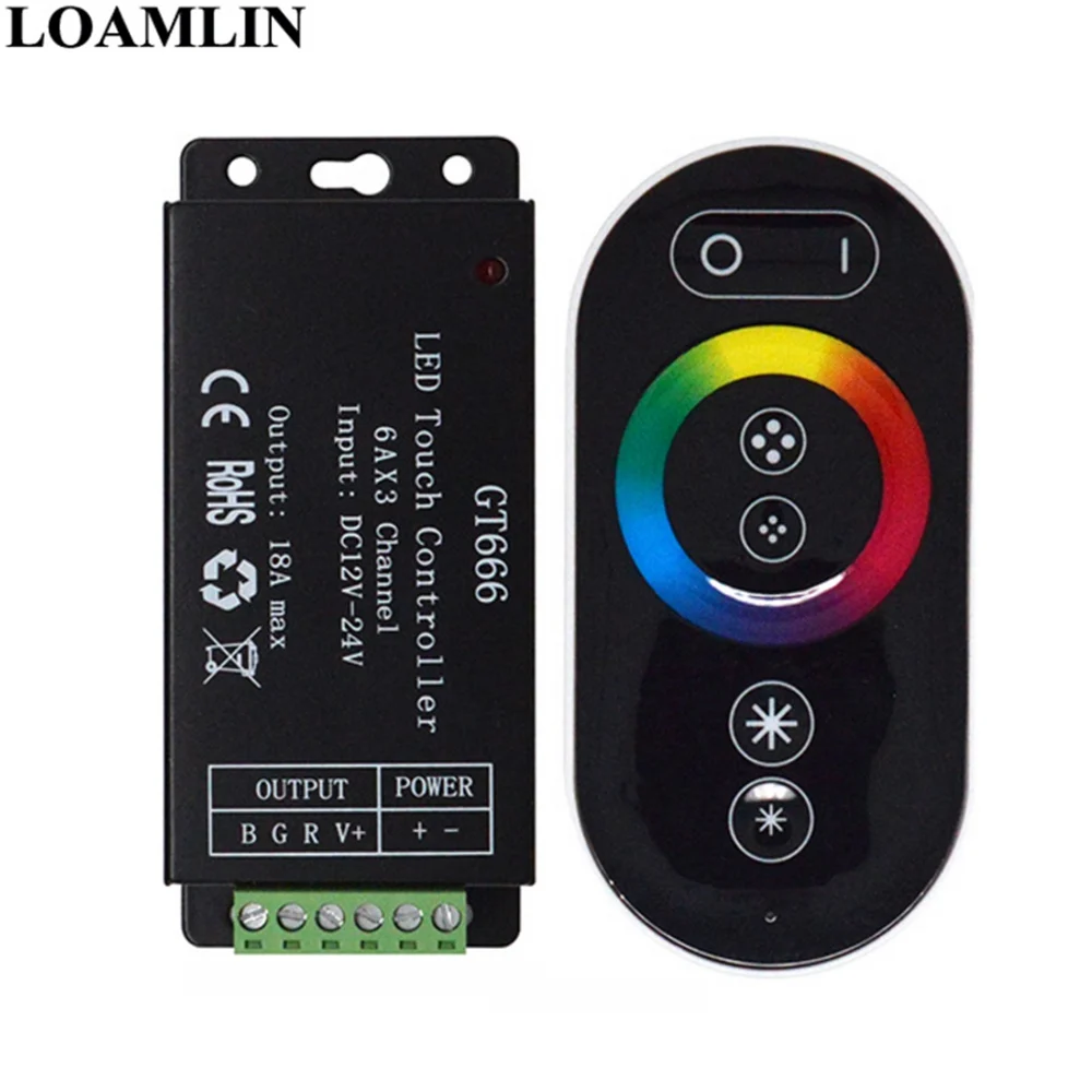 SMD5050 30 светодиодов/м RGB Светодиодные полосы света CT666 светодиодный контроллер