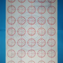 Антипригарный силиконовый коврик для выпечки, 40*60 см противень стекловолокно коврик для раскатки теста, большой размер для торта печенье макарон