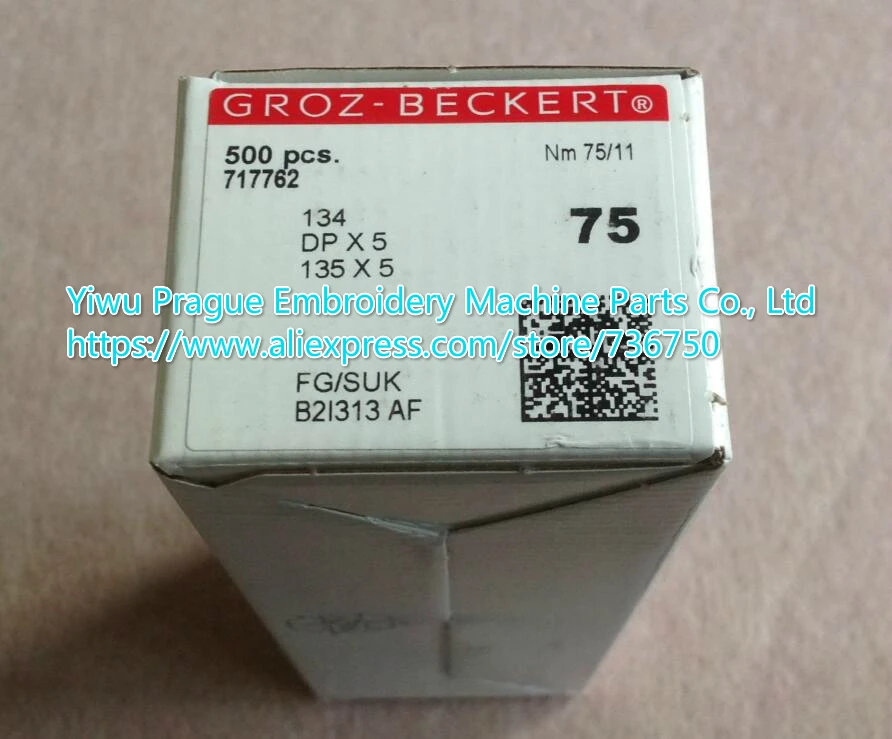 500 шт. оптовая продажа оригинальные швейные иглы Groz Beckert DPX5 DP X 5 135X5 134 предлагаемые