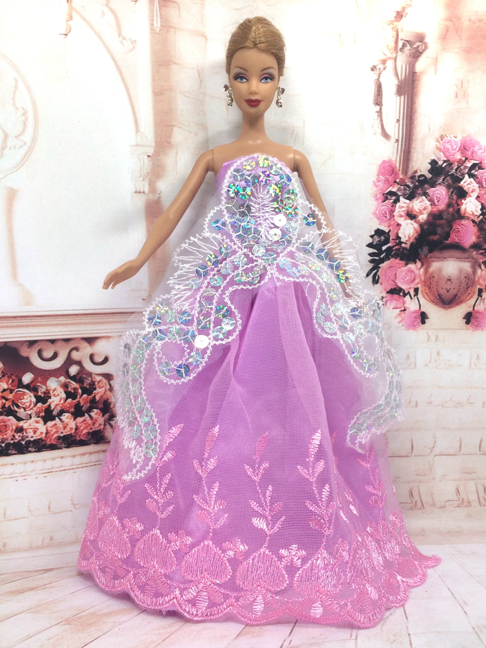 Online Buy Wholesale barbie doll wedding dress from China barbie doll