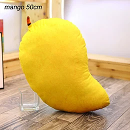 22 фрукты овощи в форме плюшевые игрушки подушка валик клубника манго дуриан киви лук брокколи морковь реалистичный Декор - Цвет: Mango