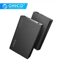 ORICO HDD Case 3.5 inch Tool Free SATA to USB 3.0 SSD Adapter Hard Drive Case External HDD Enclosure for 2.5 3.5 inch HDD SSD external storage hard case hdd ssd bag for storage oscoo 2 5 inch hard drive protection case for power bank usb cable charger