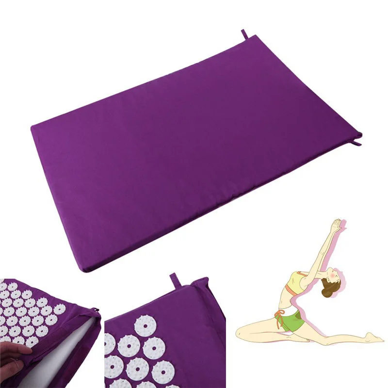 Massager Cushion Acupuncture Sets Relieve Stress Back Pain Acupressure Mat/Pillow Massage Mat Rose Spike Massage and Relaxation