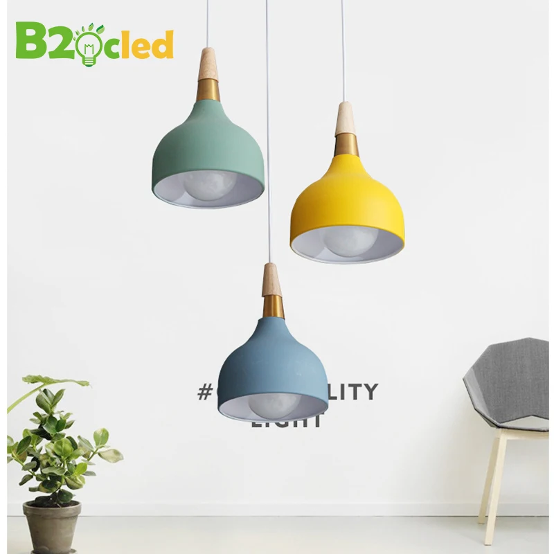 

E27 Modern LED Pendant Light Home Dining Room Ceiling Lamp Metal Lampshae Restaurant Bar Decoration Lighting Fixture