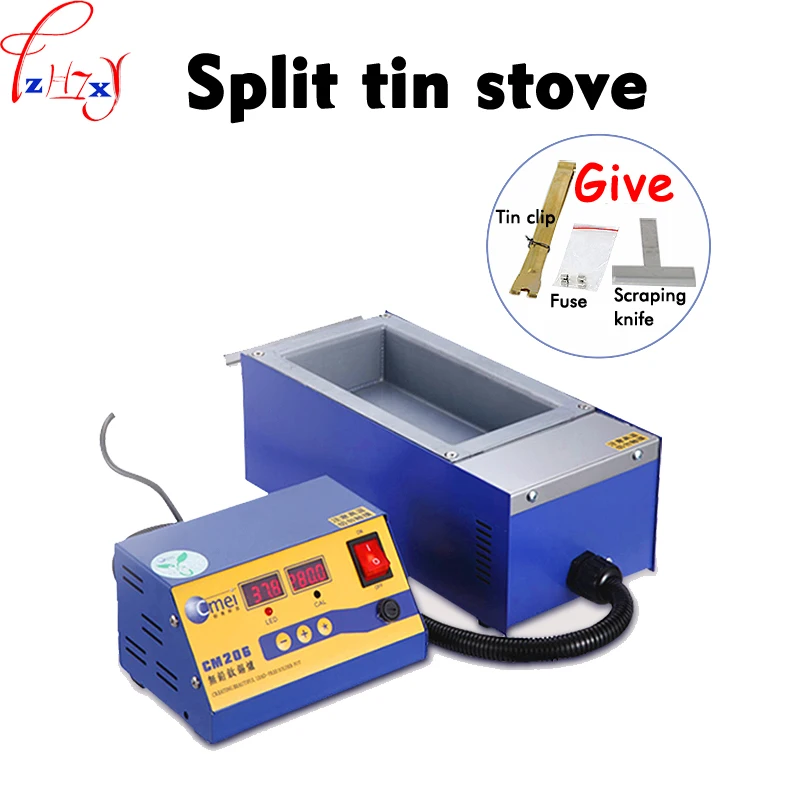 Split lead free solder furnace CM 206 digital high temperature melting