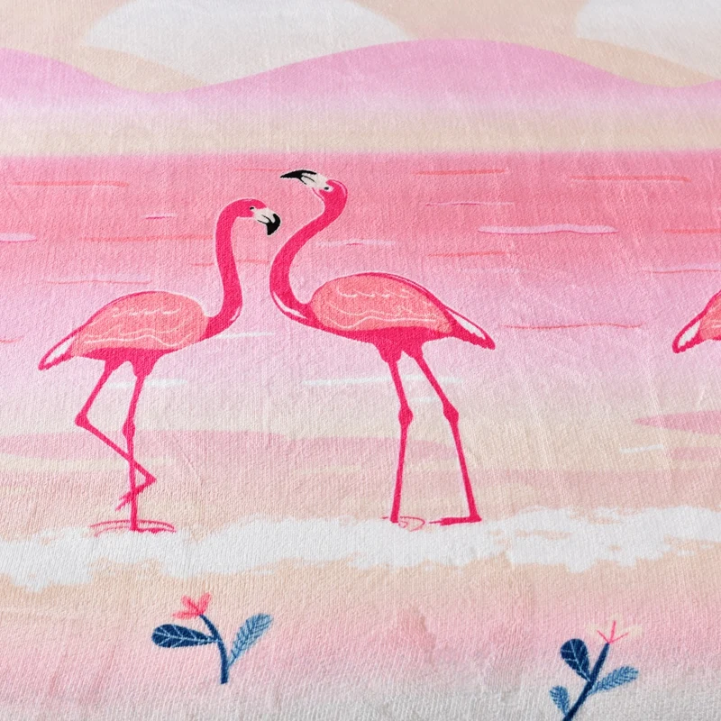 Flannel-Fleece-Fitted-Sheet-Pink-Flamingo-Print-Bed-Sheet-with-Elastic-Band-Winter-Warm-Single-Double-Mattress-Cover-Protector-2