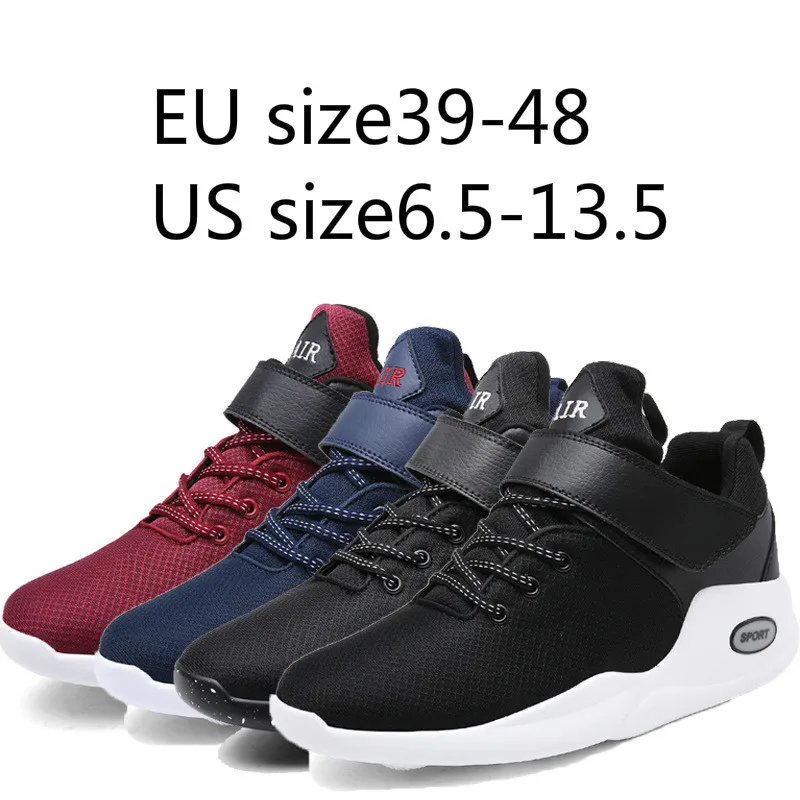 

Basketball shoes 2018 spring new breathable mesh cloth sports shoes outdoor anti slip balance fitness men's shoes super size4748