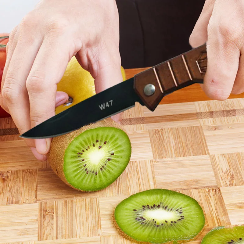 DUAN FA knife blade hunting personality outdoor tool knife survival porous titanium folding knife fruit portable pocket knife DUAN FA knife blade hunting personality outdoor tool knife survival porous titanium folding knife fruit portable pocket knife