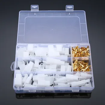 

40 Set Auto Electrical Terminal Practical 2.8 mm 2 3 4 6 Pin Way Cable Wire Connectors Terminals for Cars Motorcycles Mayitr
